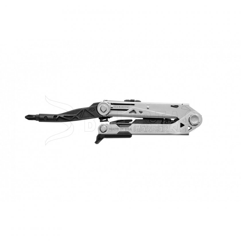 Pinza multifunzione Gerber Center-Drive argento con fodero in nylon