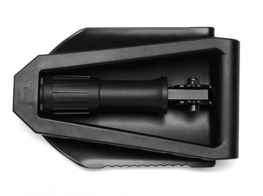 Pala pieghevole Gerber E-TOOL seghettata senza custodia NSN