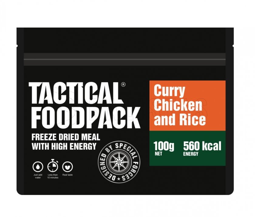Cibo disidratato - pollo al curry con riso Tactical Foodpack