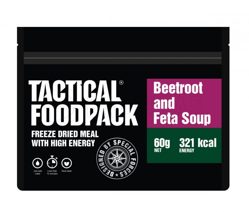 Cibo disidratato - zuppa di feta con barbabietola rossa Tactical Foodpack