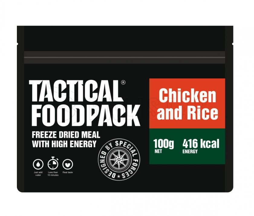 Cibo disidratato - riso con carne di pollo Tactical Foodpack
