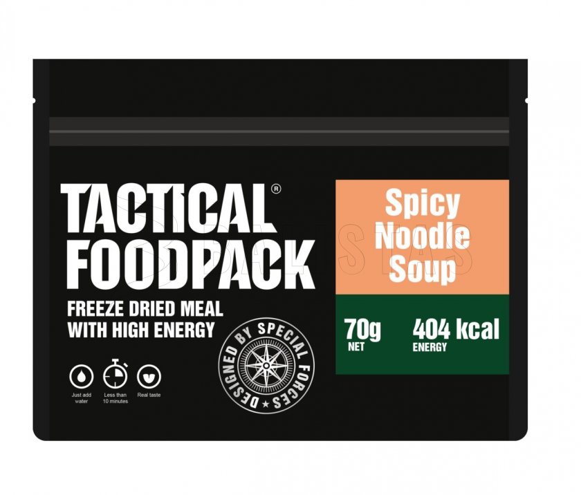 Cibo disidratato - zuppa di noodle piccante Tactical Foodpack