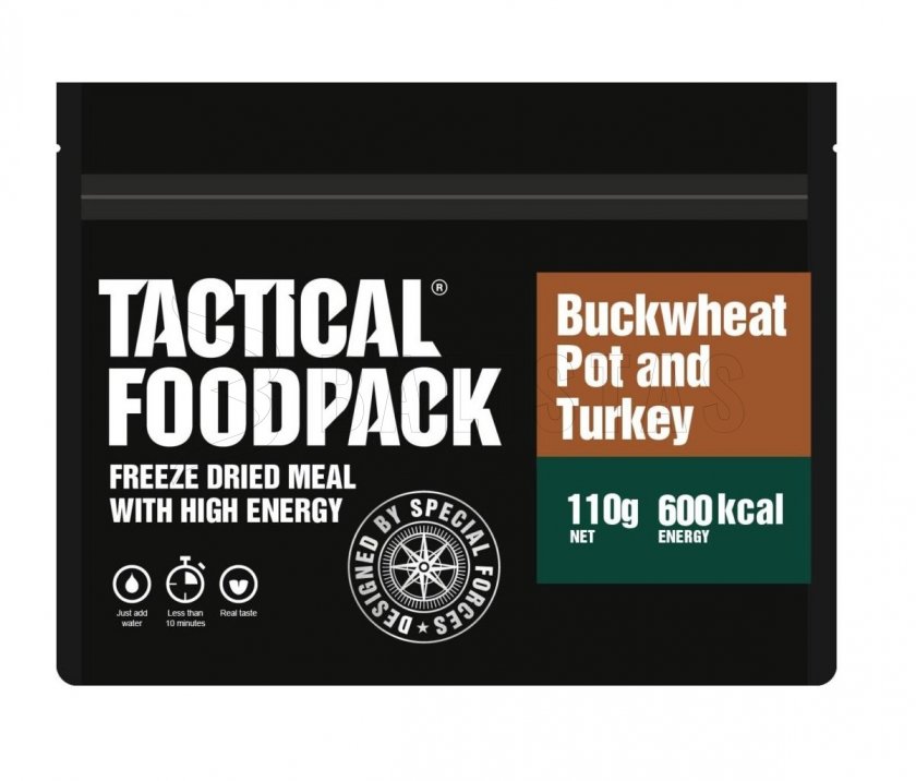Cibo disidratato - carne di tacchino con grano saraceno Tactical Foodpack