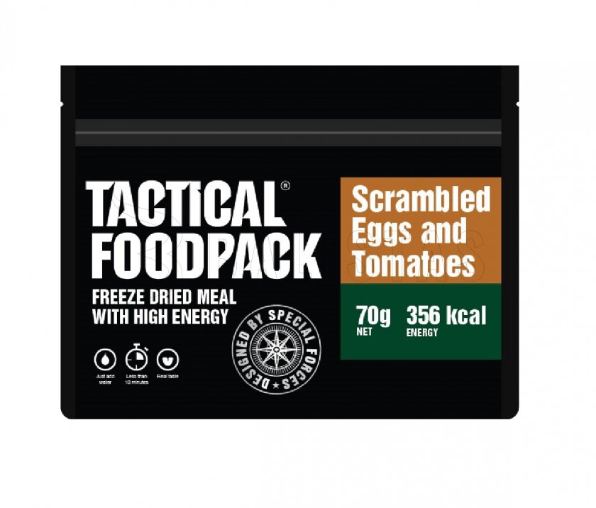 Cibo disidratato - uova strapazzate con pomodori Tactical Foodpack