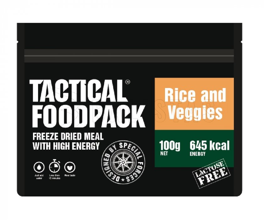 Alimenti disidratati - verdure con riso Tactical Foodpack