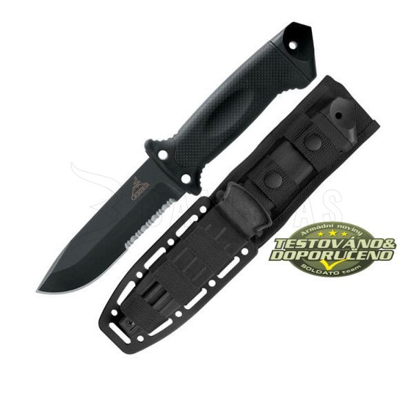 Coltello Gerber LMF II Infantry, nero, lama combo