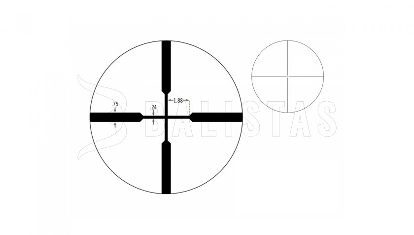 Cannocchiale da puntamento Vortex Viper HS 2,5-10x44 V-Plex