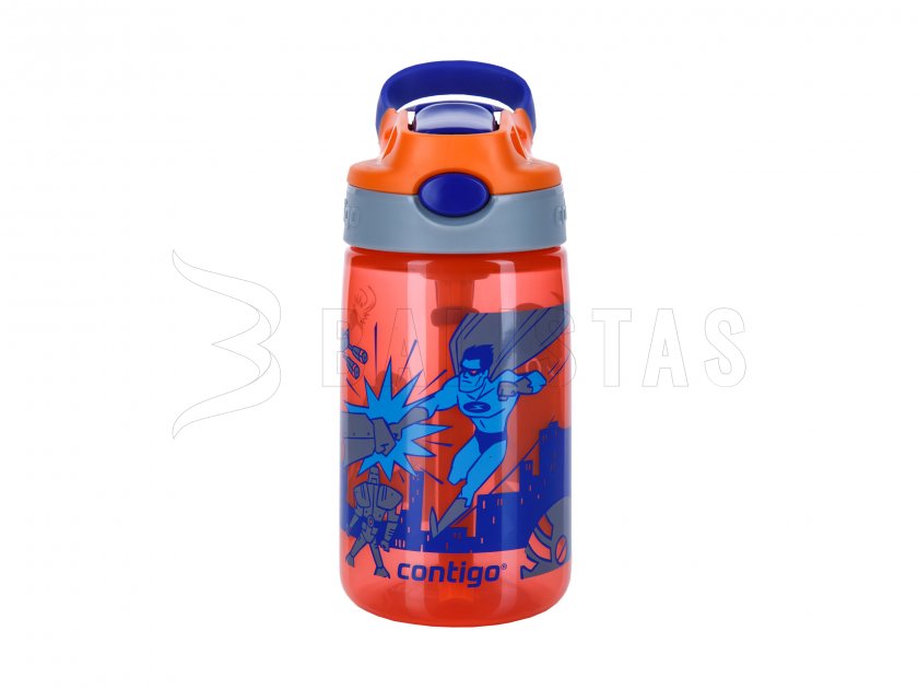 Borraccia per bambini Contigo James 0,42 l arancione superhero