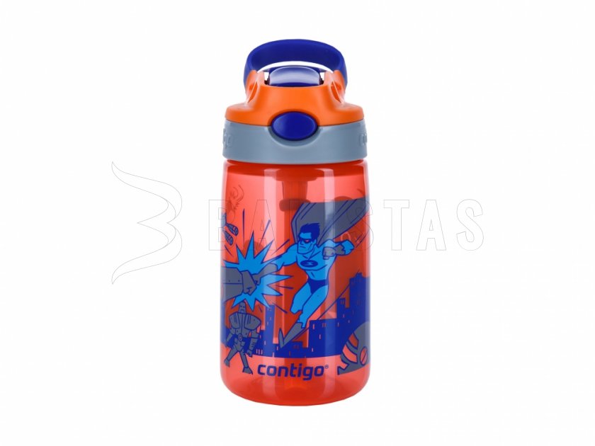 Borraccia per bambini Contigo James 0,42 l arancione superhero