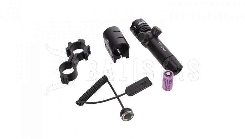 Mira laser Venox Force rossa con comando remoto
