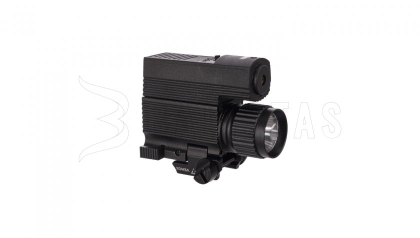 Laser Venox Flash verde con torcia LED