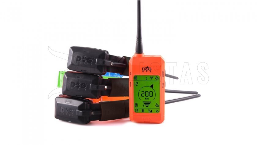 Localizzatore GPS Dogtrace DOG GPS X23 per 3 cani - Arancione