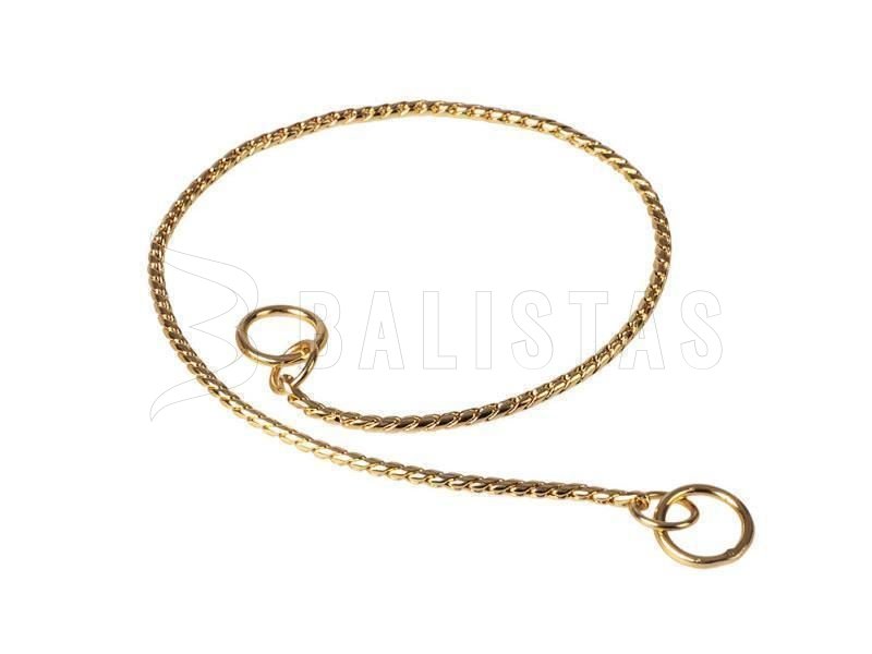 Collare a catena DeLuxe dorato, 25 cm