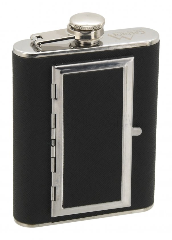 Fiaschetta Cattara 175ml con custodia per sigari