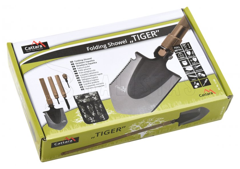 Pala pieghevole multifunzione Cattara TIGER 77cm