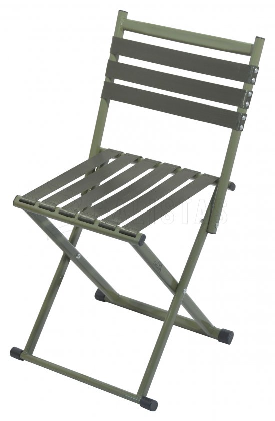 Sedia da campeggio pieghevole Cattara NATURE con schienale