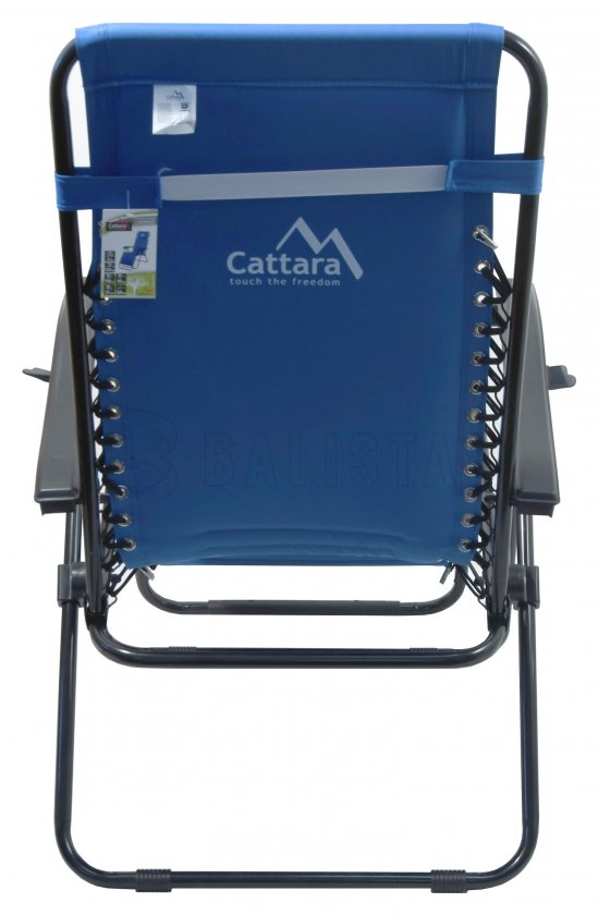 Sedia da campeggio reclinabile Cattara LIVORNO blu