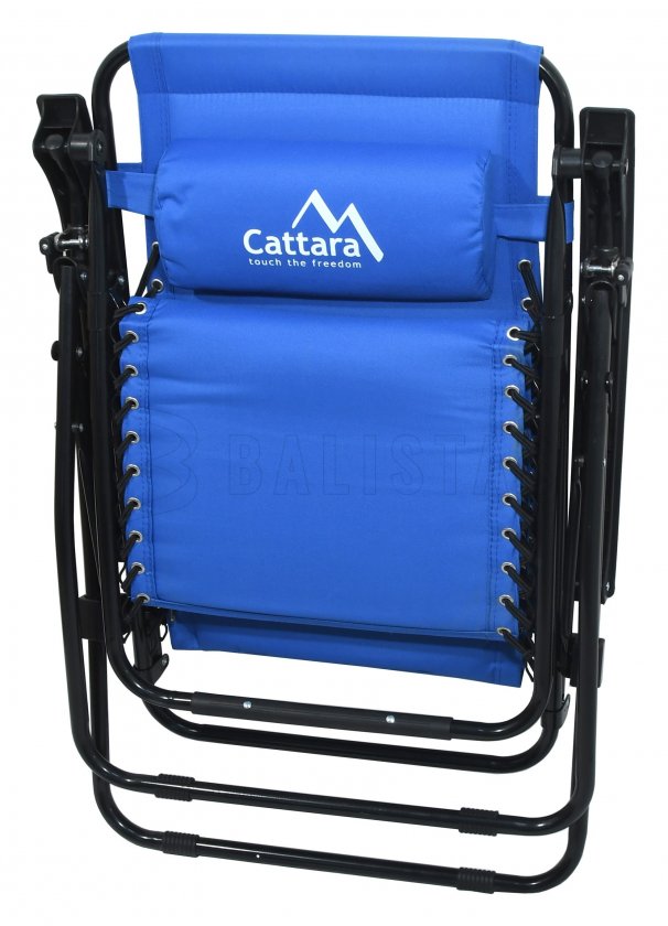 Sedia da campeggio reclinabile Cattara LIVORNO blu