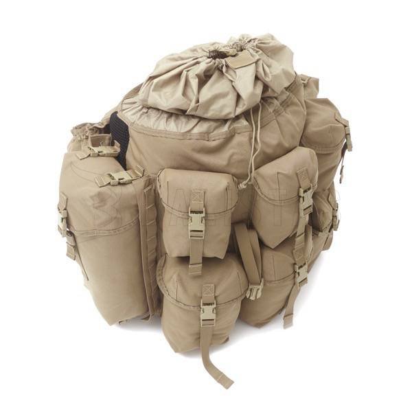 Zaino Warrior BMF Bergen Elite Ops 70l coyote