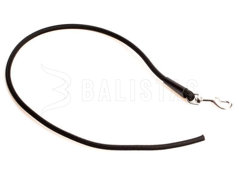 Guinzaglio Dogtrace couračka fibbia argentata 70cm nero