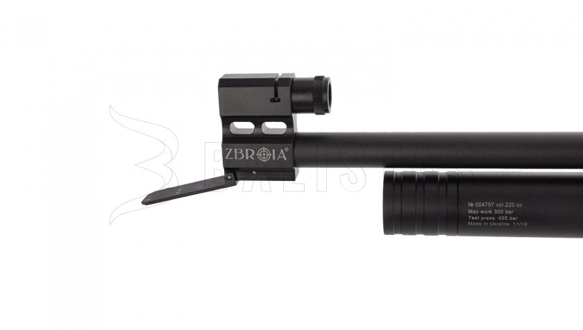 Carabina ad aria compressa Zbroia Biathlon 4,5mm Marrone