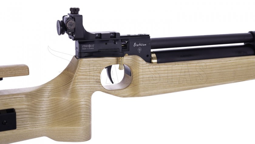 Carabina ad aria compressa Zbroia Biathlon 4,5mm Marrone