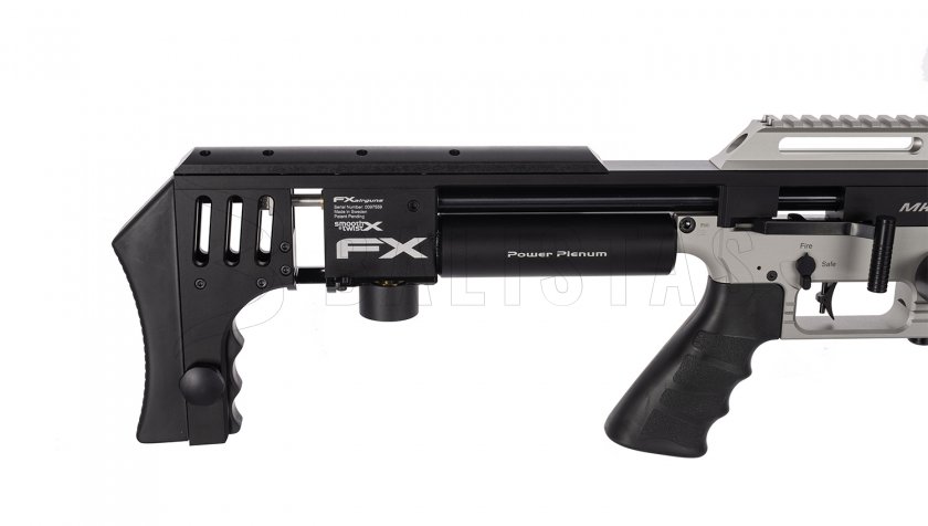 Carabina ad aria compressa FX Impact MKII Sniper Edition, Power Plenum, Silver 5,5mm
