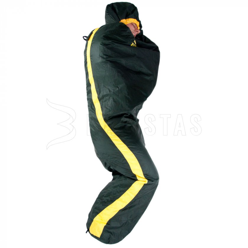 Sacco a pelo Zulu Ultralight 700 185cm nero