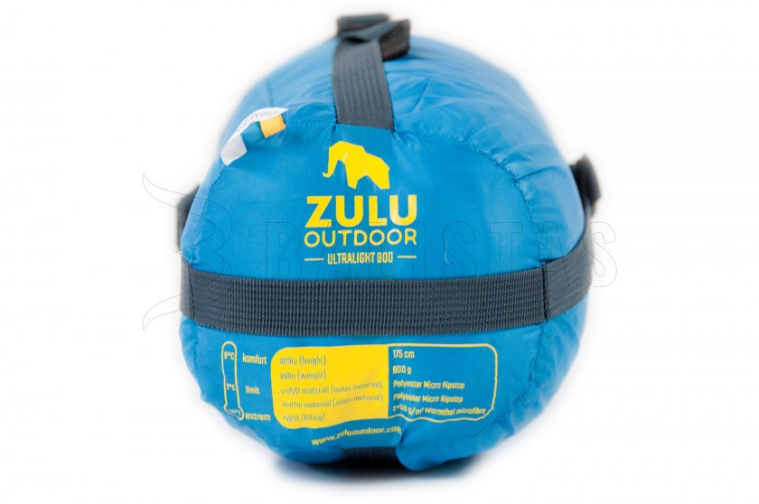 Sacco a pelo Zulu Ultralight 900 185cm blu