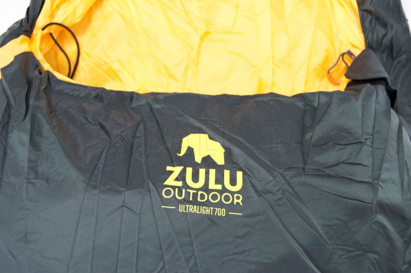 Sacco a pelo Zulu Ultralight 900 175cm nero