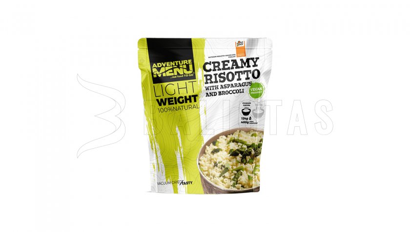 Risotto cremoso con asparagi e broccoli Adventure Menu Lightweight
