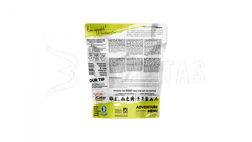 Risotto cremoso con asparagi e broccoli Adventure Menu Lightweight