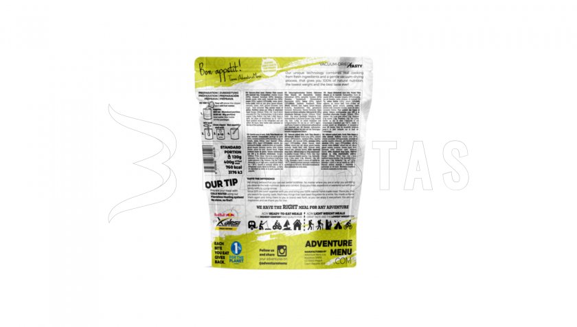 Pollo Tikka Masala con riso basmati Adventure Menu Lightweight