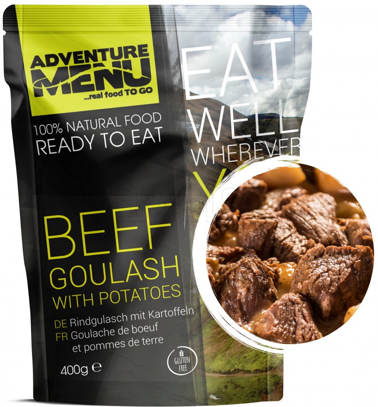 Gulasch di manzo con patate Adventure Menu