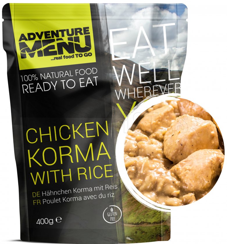 Menu IV – Ragù di cervo + Pollo Korma Adventure Menu