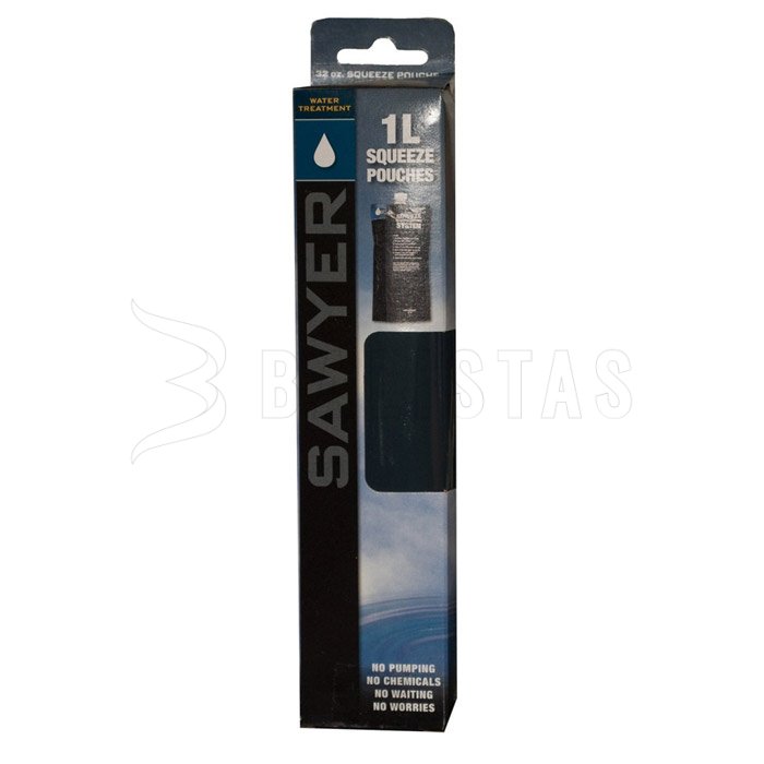 Bottiglia pieghevole Sawyer da 1 l - set da 3