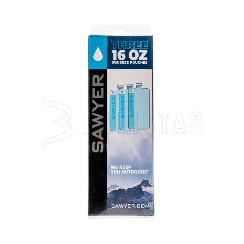 Borraccia pieghevole Sawyer 0,5l - set 3 pz