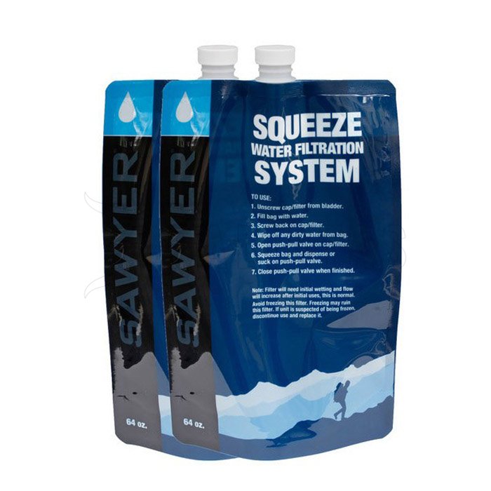 Borraccia pieghevole Sawyer 2l - set 2 pz