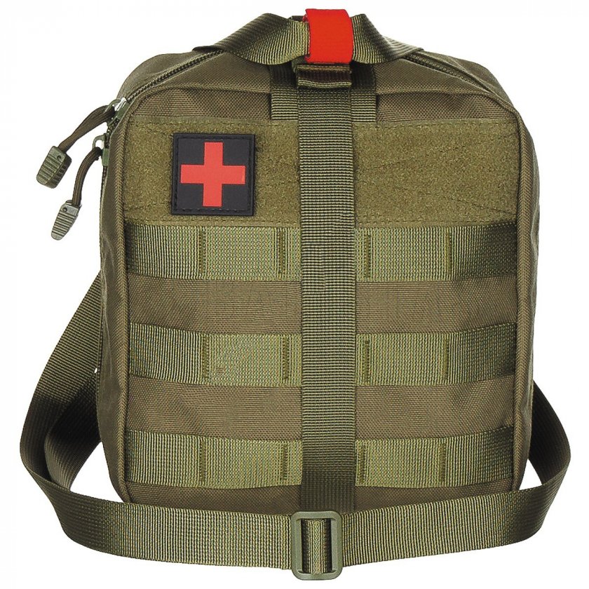 Grande tasca medica MOLLE verde