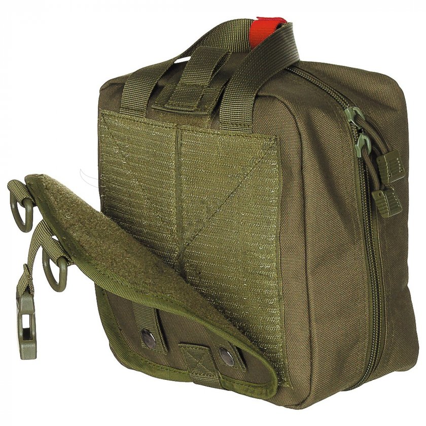 Grande tasca medica MOLLE verde