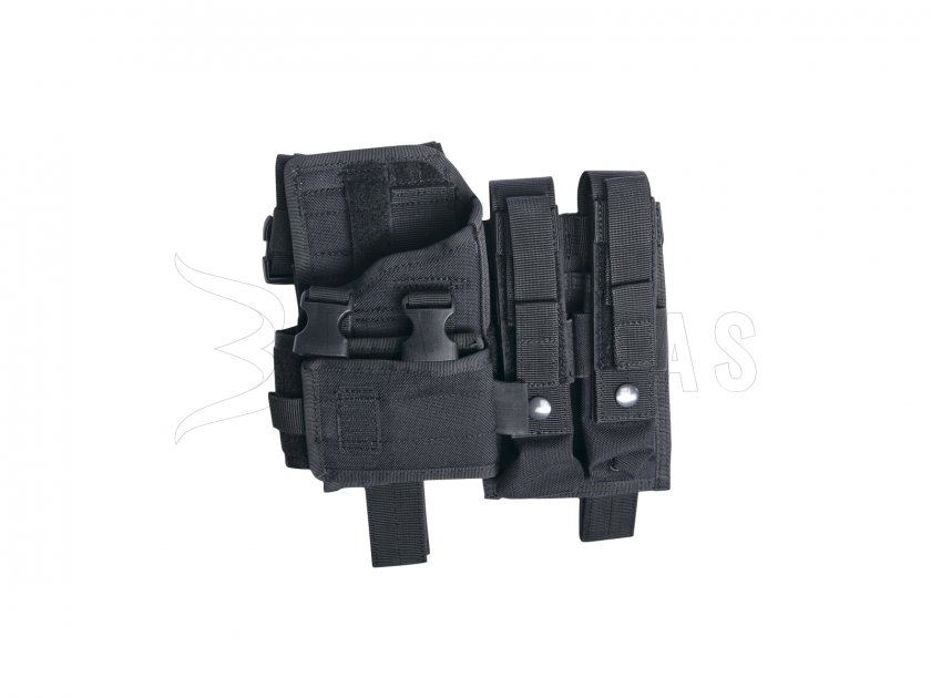 Fondina cosciale ASG nera