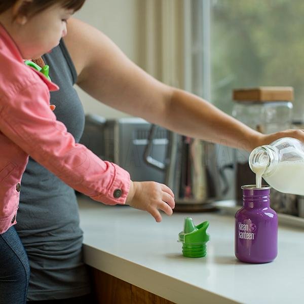 Borraccia per bambini Klean Kanteen Sippy 355ml in acciaio inox