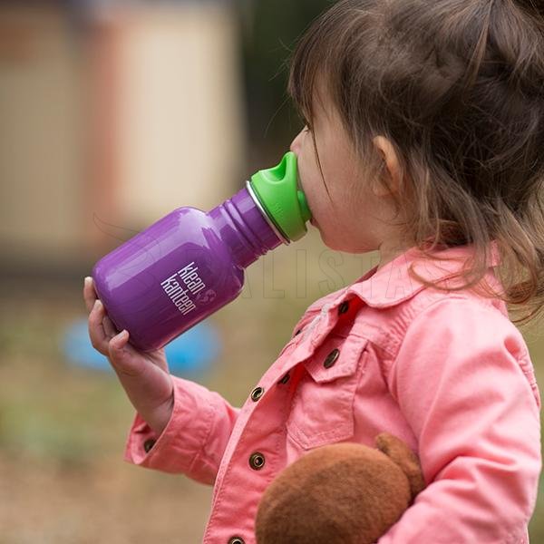 Borraccia per bambini Klean Kanteen Sport 355ml in acciaio inox