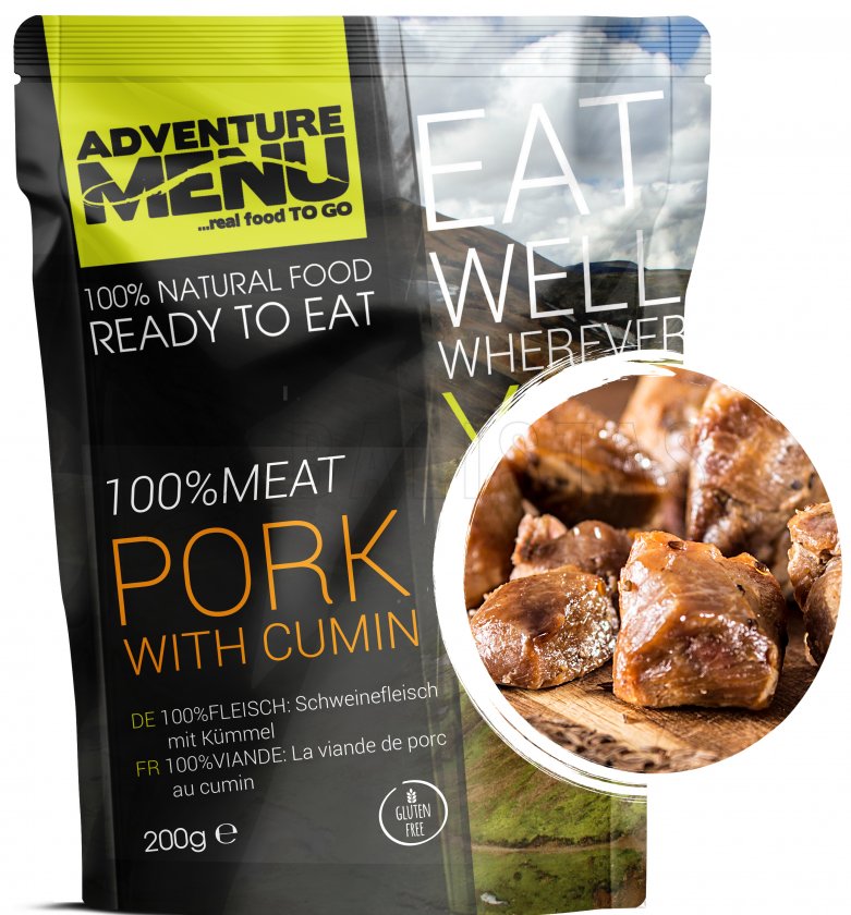 Carne di maiale al cumino Adventure Menu