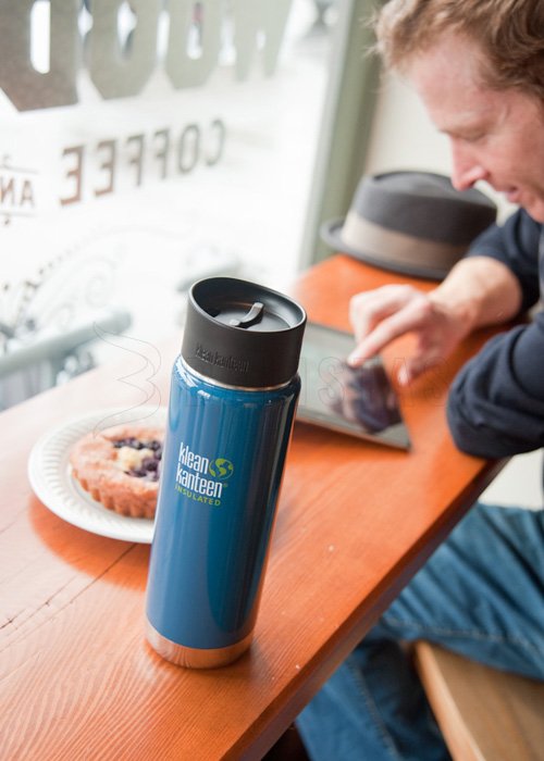 Termos Klean Kanteen Wide Café 2.0 592ml in acciaio inox