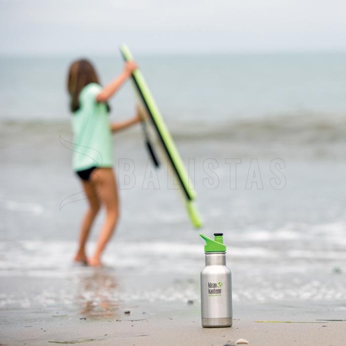 Thermos per bambini Klean Kanteen Classic Loop 355ml in acciaio inox