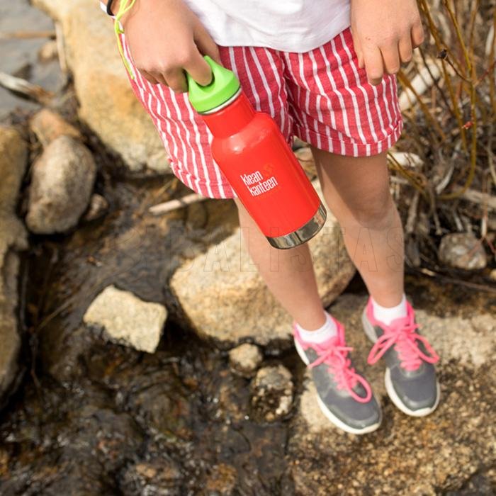 Thermos per bambini Klean Kanteen Classic Loop 355ml in acciaio inox