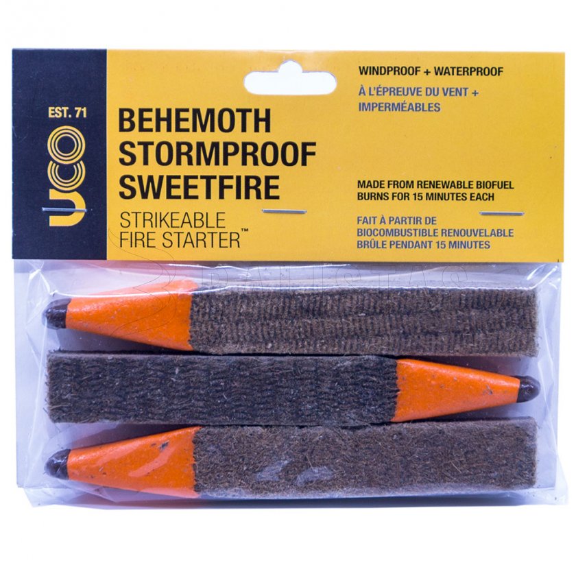 UCO Behemoth Stormproof SweetFire 3 pezzi