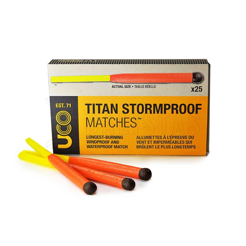 Fiammiferi UCO Titan Stormproof Matches 25 pz