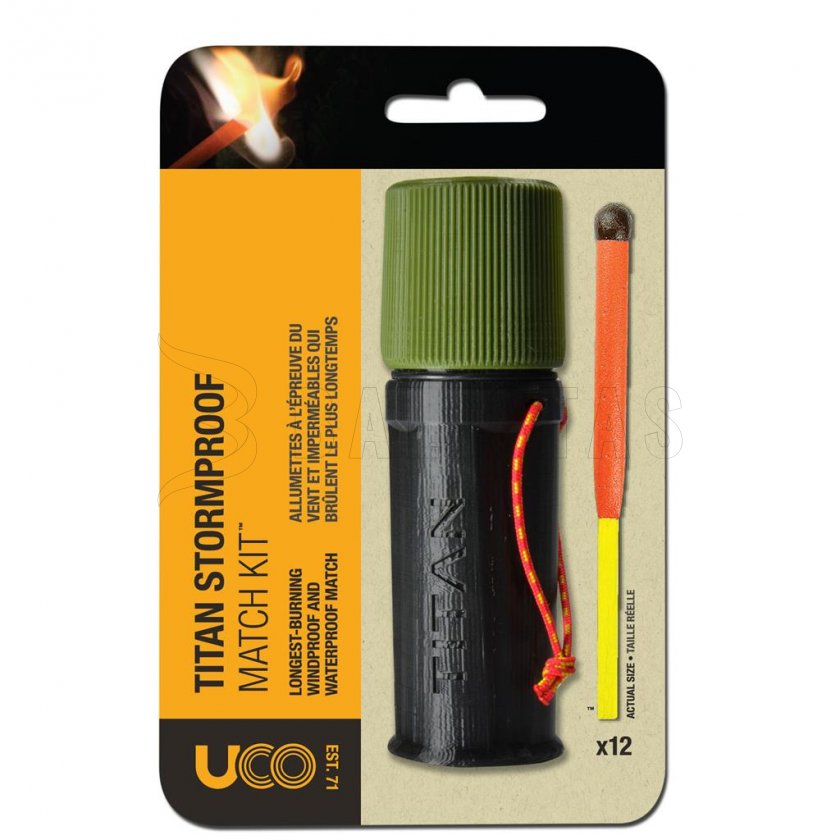 Fiammiferi UCO Titan Stormproof Match Kit 12 pz